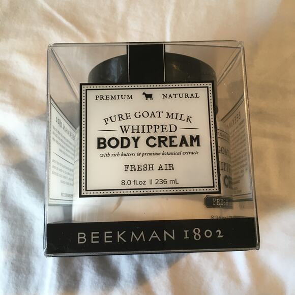 Beekman 1802 Fresh Air whipped body cream 8 oz made in the USA Goat milk NIB - Picture 6 of 6